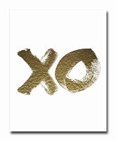 постер xo золотой a4 в Набережных Челнах