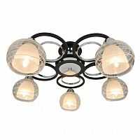 потолочная люстра arte lamp ginevra a1604pl-5bk в Набережных Челнах