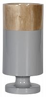 ваза настольная rustic chic tube wood grey в Набережных Челнах