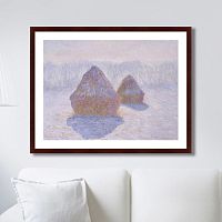 картина: haystacks (effect of snow and sun), 1891г. в Набережных Челнах