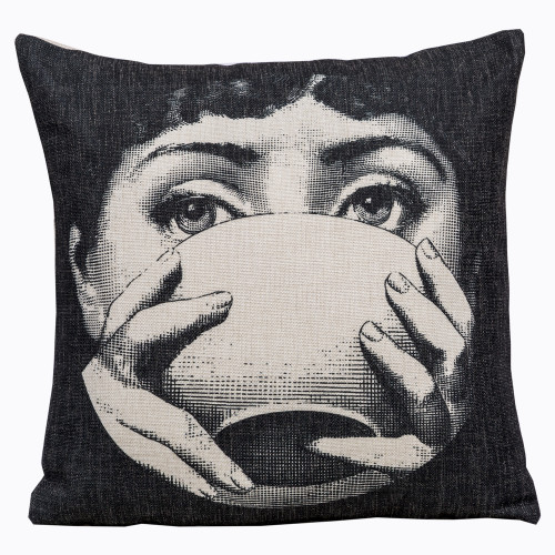 арт-подушка tea time fornasetti в Набережных Челнах