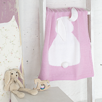 плед розовый зайка большой в Набережных Челнах