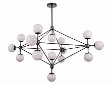 люстра modo 15 black+white черная, белые плафоны в Набережных Челнах