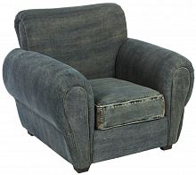 кресло san francisco denim armchair серое в Набережных Челнах