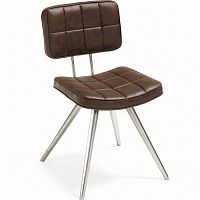 стул lola seat pu brown ножки из нержаеющей стали c589u09 от la forma (ex julia grup) в Набережных Челнах