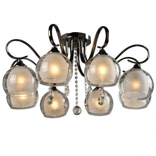 потолочная люстра idlamp merinella 877/8pf-darkchrome в Набережных Челнах