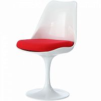 стул eero saarinen style tulip chair красная подушка в Набережных Челнах