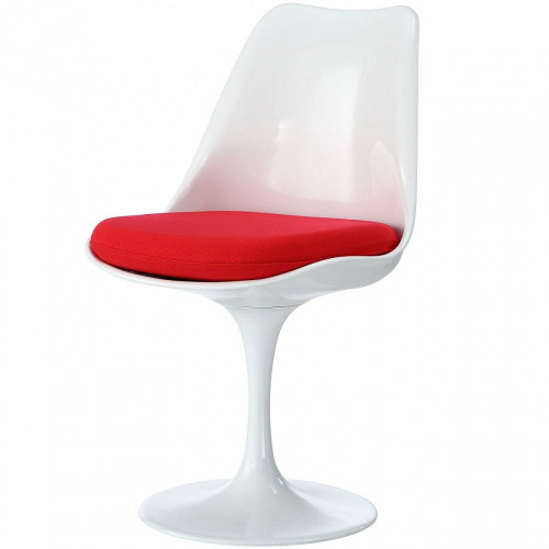 стул eero saarinen style tulip chair красная подушка в Набережных Челнах