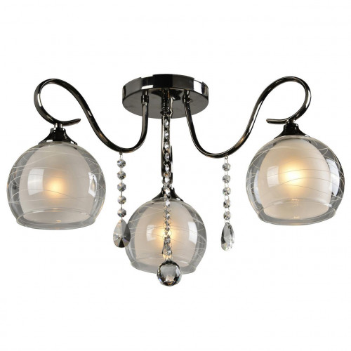 потолочная люстра idlamp merinella 877/3pf-darkchrome в Набережных Челнах