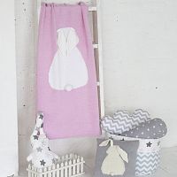 плед зайка 60*90 св.астра+белый в Набережных Челнах