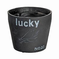 цветочный горшок lucky чёрный в Набережных Челнах