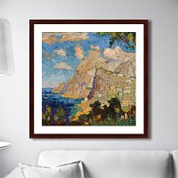 картина: view of monte solaro, capri, 1940г. в Набережных Челнах